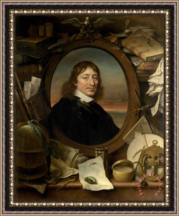 Govaert Flinck Portrait of Gerard Pietersz Hulft, First Councilor And Governor General of The Dutch East India Company Framed Painting