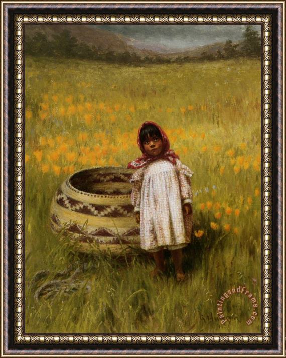 Grace Carpenter Hudson Frannys Girl Grace Framed Painting
