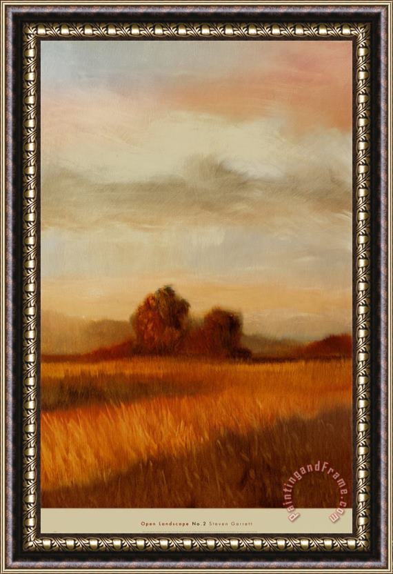 Gregory Garrett Open Landscape II Framed Painting