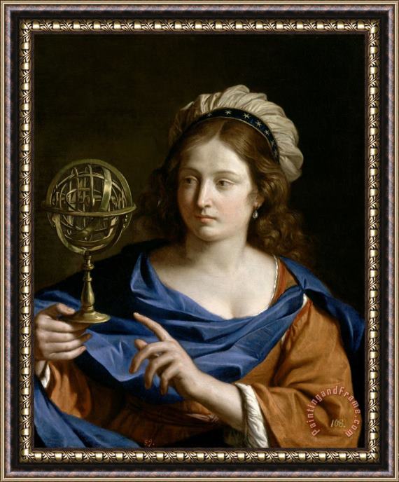 Guercino Personification of Astrology Framed Print