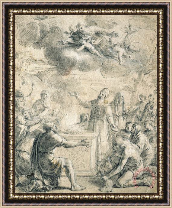 Guglielmo Cortese Aaron's Sacrifice Framed Print