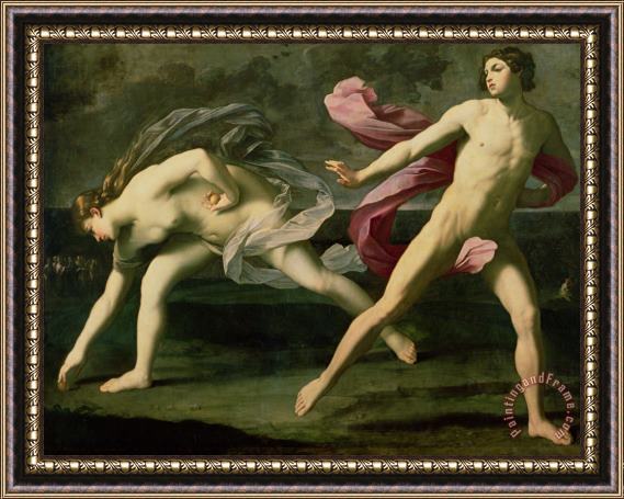 Guido Reni Atalanta and Hippomenes Framed Print