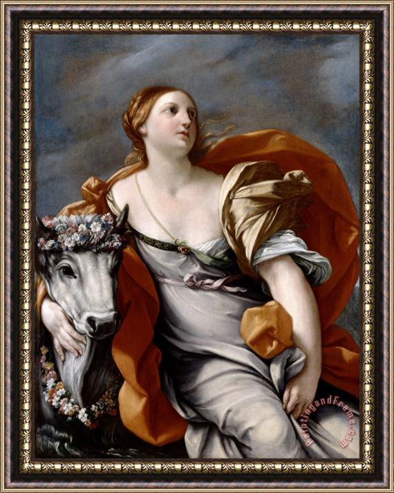 Guido Reni Europa And The Bull Framed Painting
