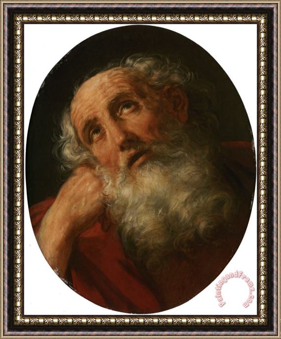 Guido Reni The Penitent Saint Peter Framed Painting