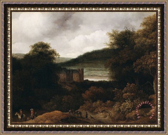 Guillam Dubois View on The Rhine Framed Print