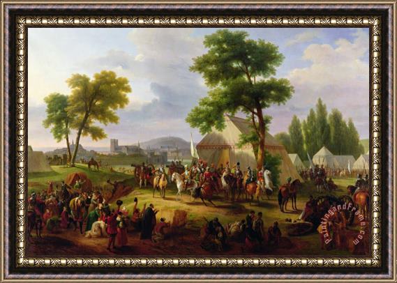 Guillaume Frederic Ronmy Siege of Paris by Henri IV Framed Print