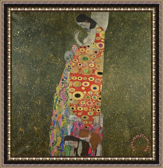 Gustav Klimt Hope II Framed Painting