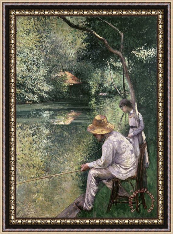 Gustave Caillebotte Angling Framed Print