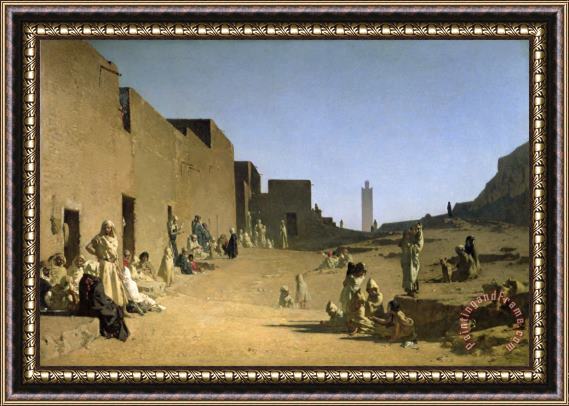 Gustave Caillebotte Laghouat in the Algerian Sahara Framed Print