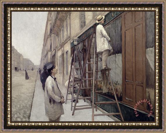 Gustave Caillebotte The Painters Framed Print