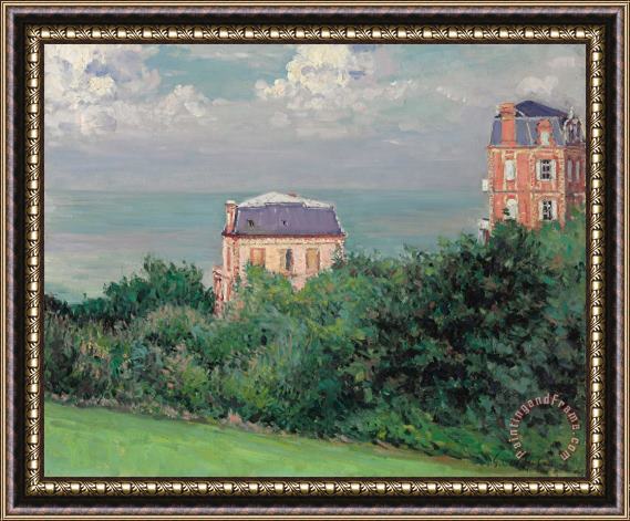 Gustave Caillebotte Villas At Villers-sur-mer Framed Print