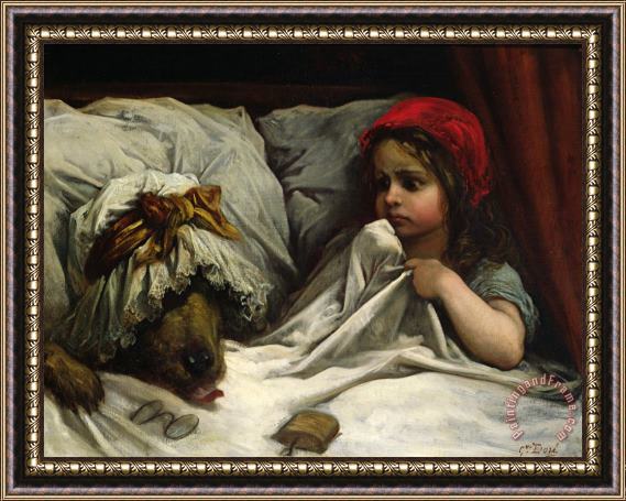 Gustave Dore Little Red Riding Hood Framed Painting
