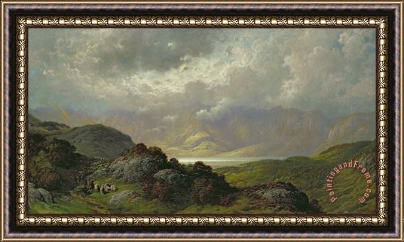Gustave Dore Scottish Landscape Framed Painting
