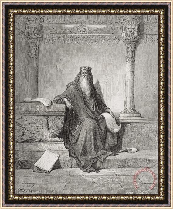 Gustave Dore Solomon Framed Print