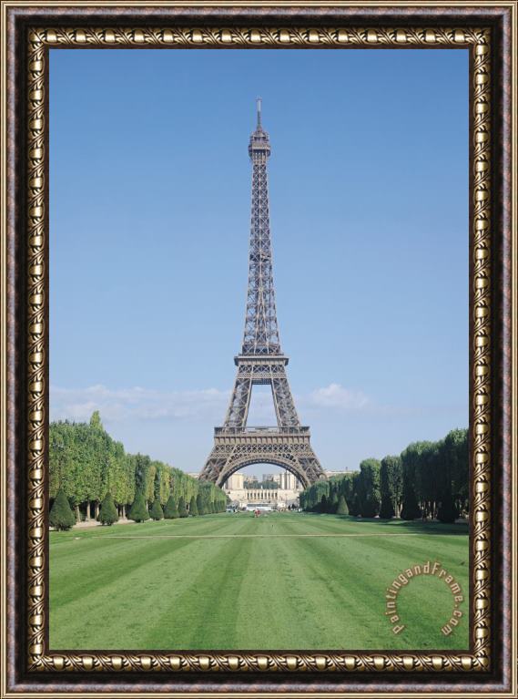 Gustave Eiffel The Eiffel Tower, View Towards The Palais De Chaillot, Constructed 1887 89 Framed Print
