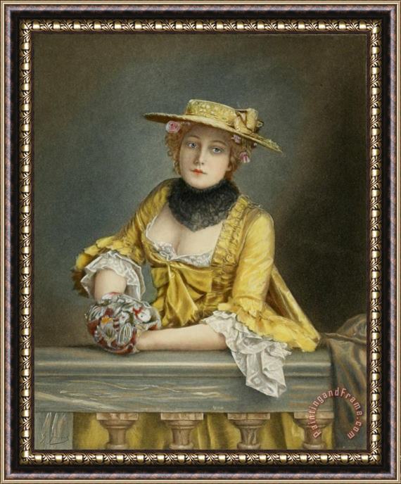 Gustave Jean Jacquet Will It Be Fine Framed Print