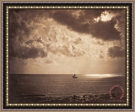 Gustave Le Gray Brig Upon The Water Framed Painting
