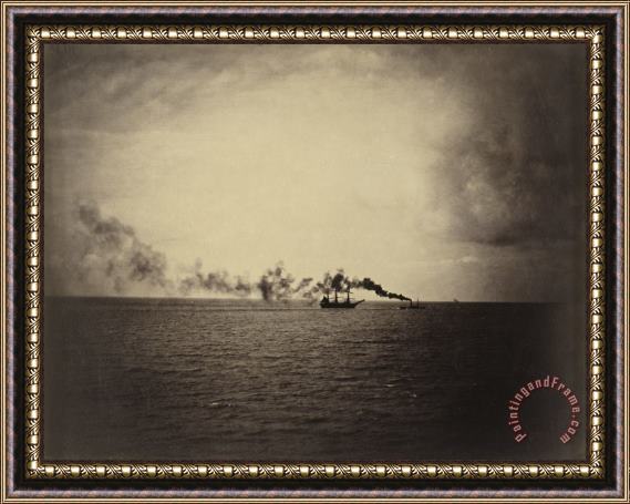 Gustave Le Gray Steamboat Framed Print
