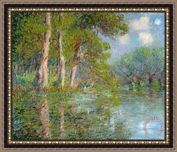 Gustave Loiseau A Bend in the Eure Framed Print