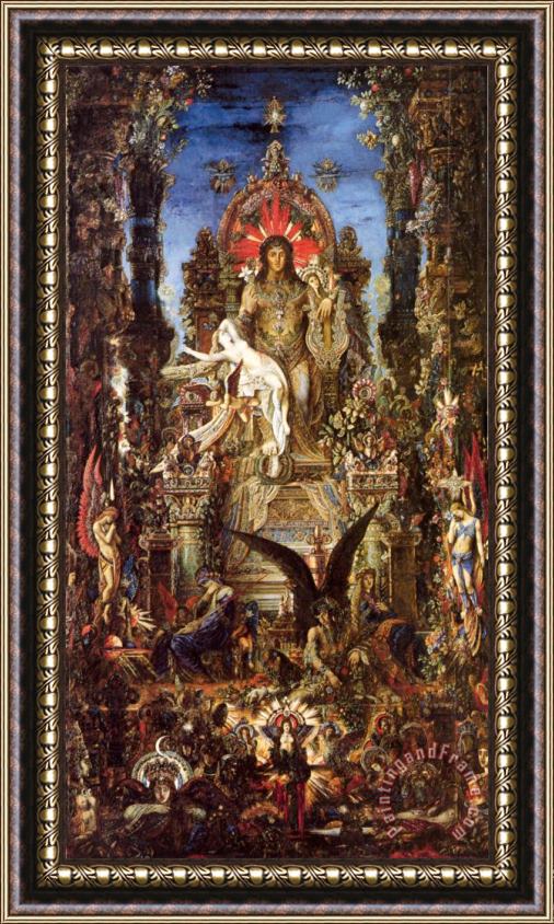 Gustave Moreau Jupiter And Semele Framed Painting