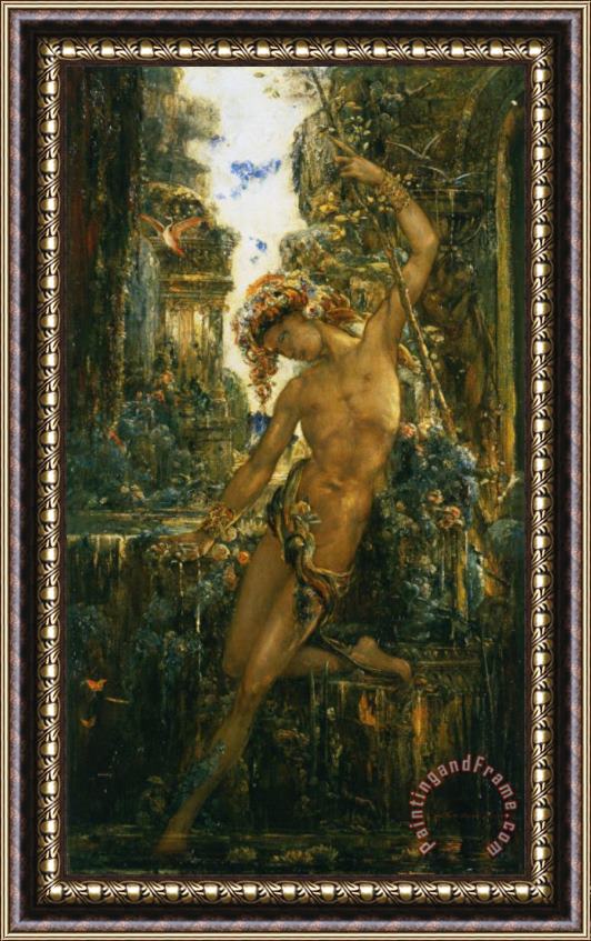 Gustave Moreau Narcissus Framed Painting