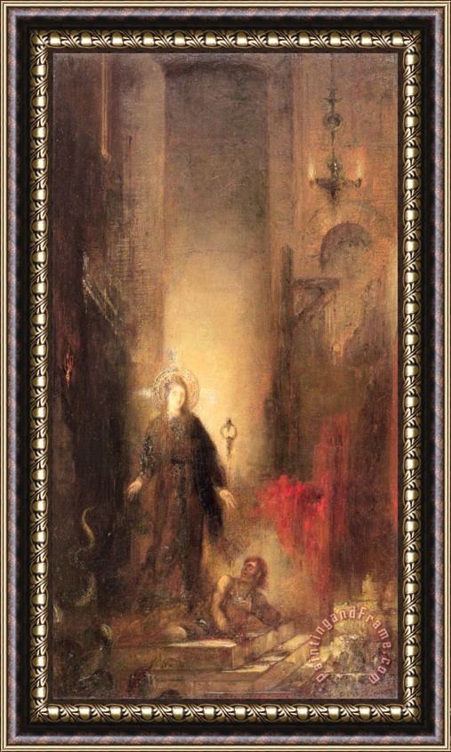 Gustave Moreau Saint Margaret Framed Painting