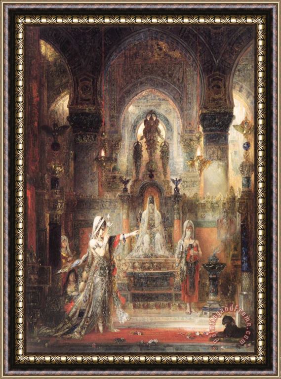 Gustave Moreau Salome Dancing Before Herod Framed Print