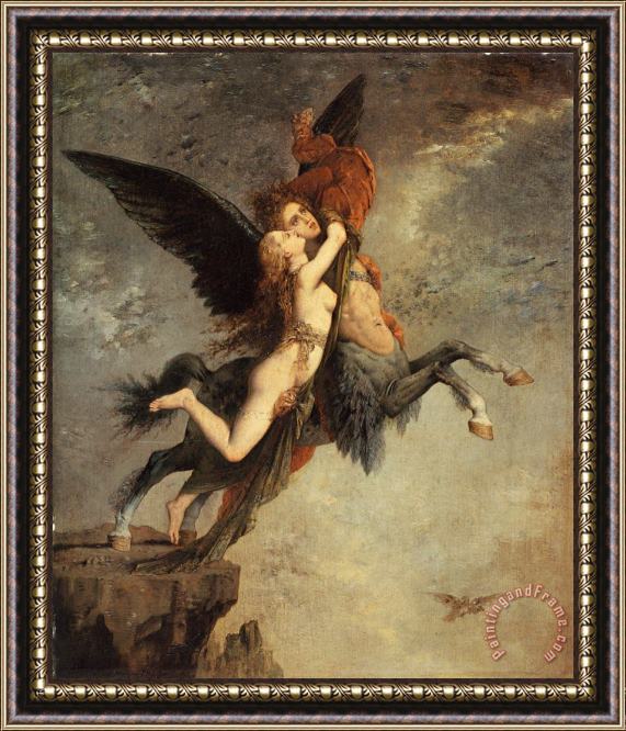 Gustave Moreau The Chimera Framed Painting