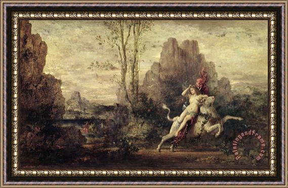 Gustave Moreau The Rape Of Europa Framed Print