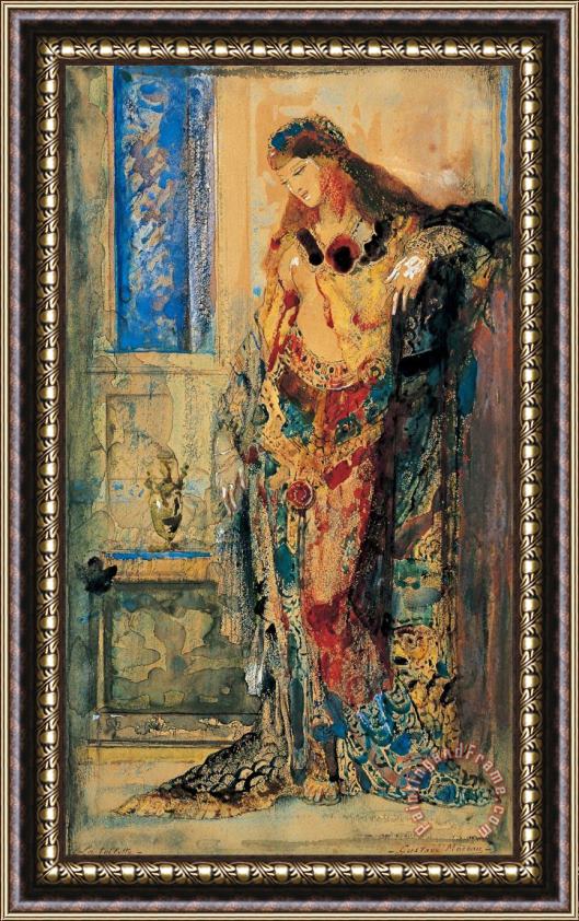 Gustave Moreau The Toilette Framed Painting