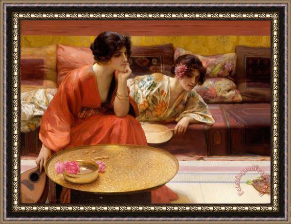 H. Siddons Mowbray Idle Hours Framed Painting