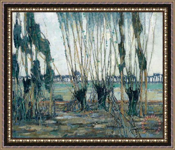 Hale Aspacio Woodruff Normandy Landscape Framed Painting