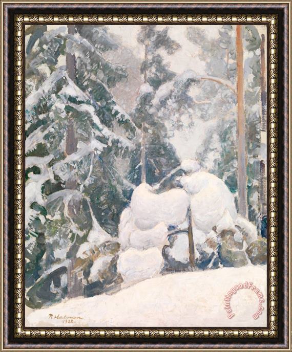 Halonen, Pekka Winter Landscape Framed Print
