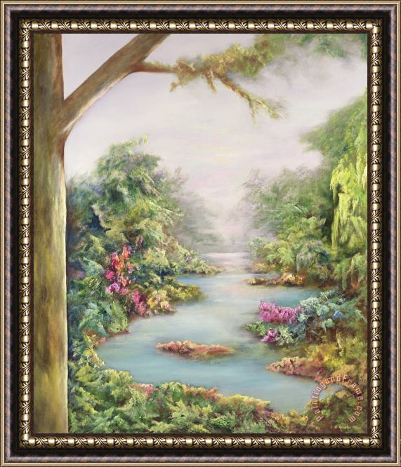 Hannibal Mane Summer Vista Framed Painting
