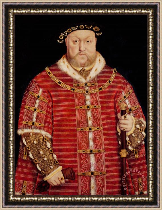 Hans Holbein the Younger Portrait of Henry VIII Framed Print