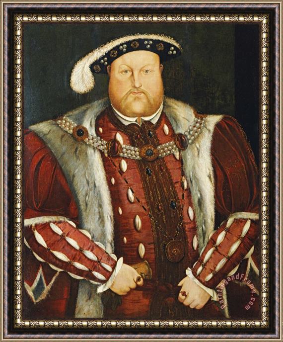 Hans Holbein the Younger Portrait of King Henry VIII Framed Print