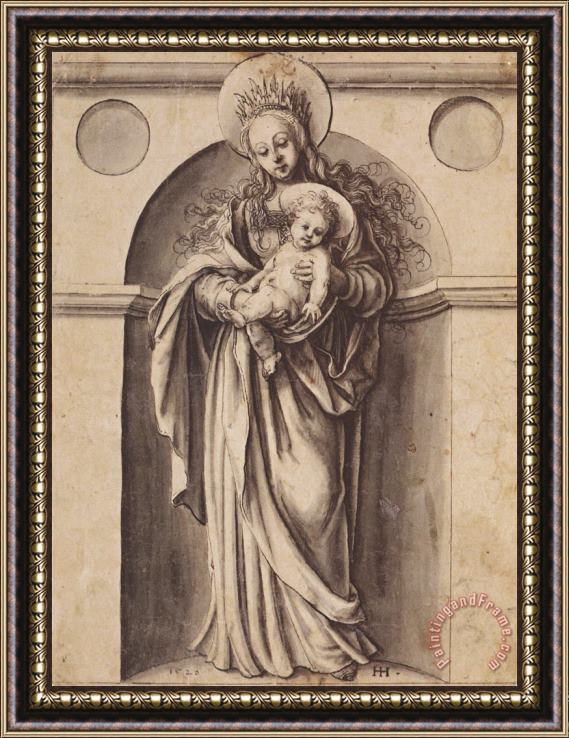 Hans Holbein the Younger Virgin And Child Framed Print