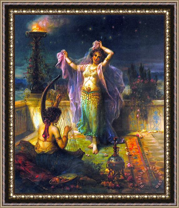 Hans Zatzka Arabian Nights Framed Painting