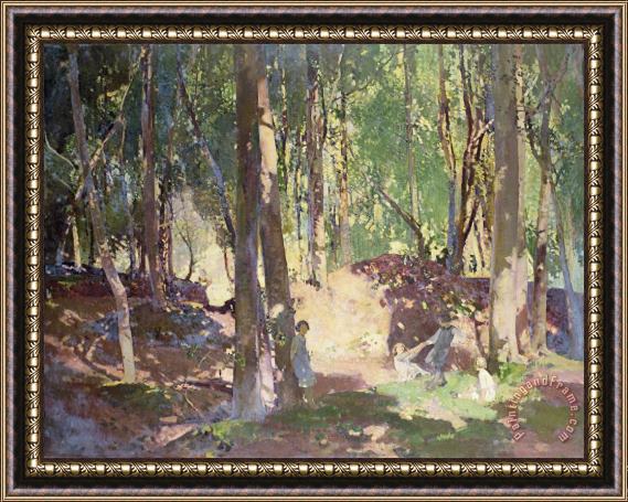 Harry Watson Morning in the Woods Framed Painting