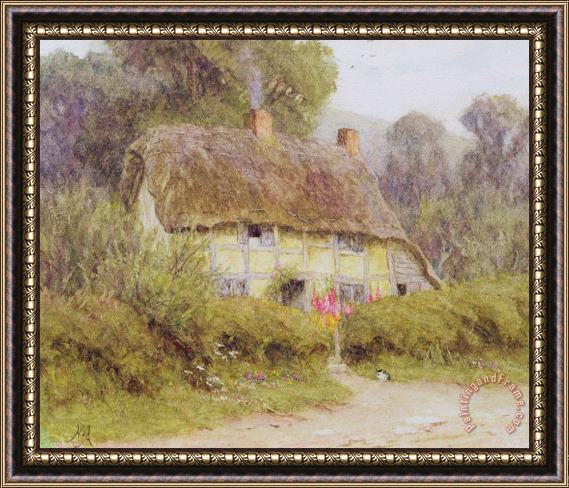 Helen Allingham A Country Cottage Framed Painting
