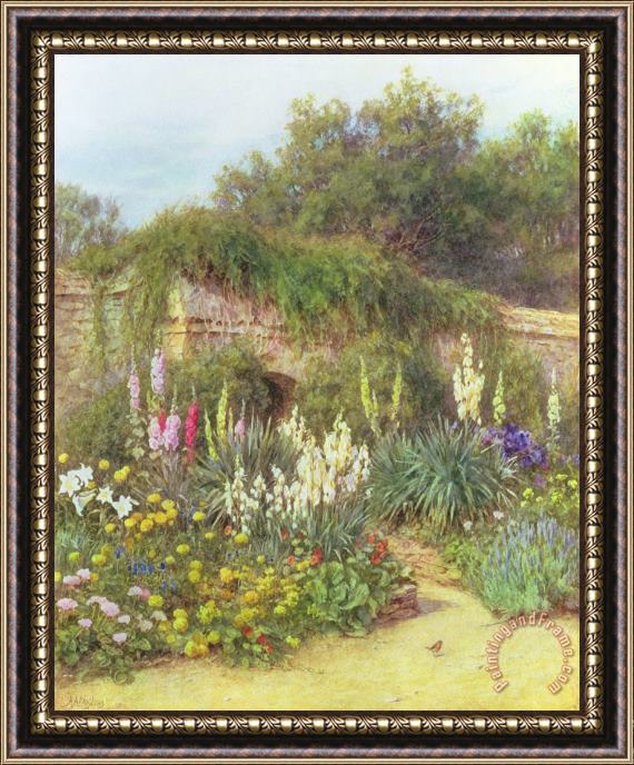 Helen Allingham Gertrude Jekyll's Garden Framed Painting