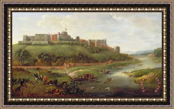 Hendrick Danckerts Windsor Castle Framed Painting