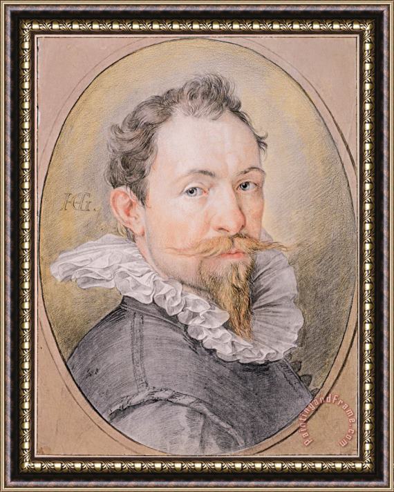 Hendrick Goltzius Self Portrait, C. 1593 1594 Framed Print
