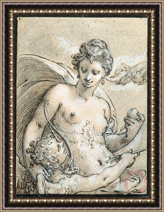 Hendrick Goltzius Venus Framed Print