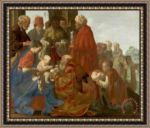 Hendrick Ter Brugghen The Adoration of The Kings Framed Print