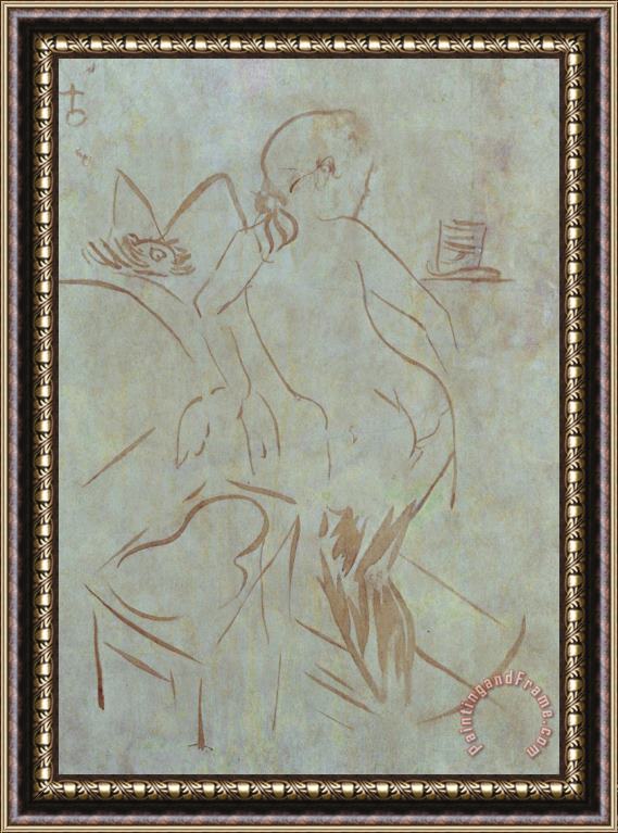 Henri de Toulouse-Lautrec Intimite Framed Print