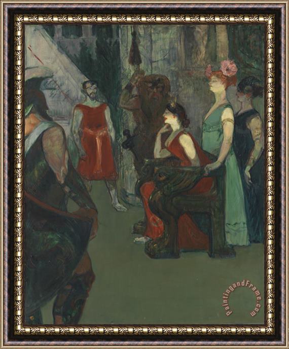 Henri de Toulouse-Lautrec Messaline Framed Painting