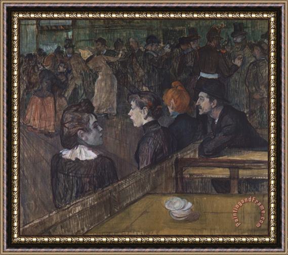 Henri de Toulouse-Lautrec Moulin De La Galette Framed Painting