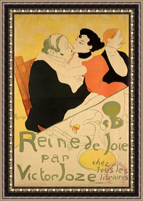 Henri de Toulouse-Lautrec Queen of Joy Framed Painting