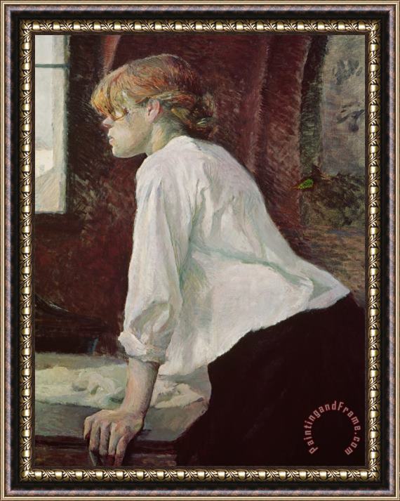 Henri de Toulouse-Lautrec The Laundress Framed Painting
